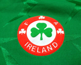 1990/91 IRELAND Home Football Shirt L Large Green Adidas