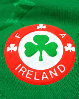 1990/91 IRELAND Home Football Shirt L Large Green Adidas