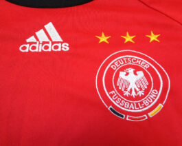 2005/07 GERMANY Away Football Shirt XS Extra Small Red Adidas
