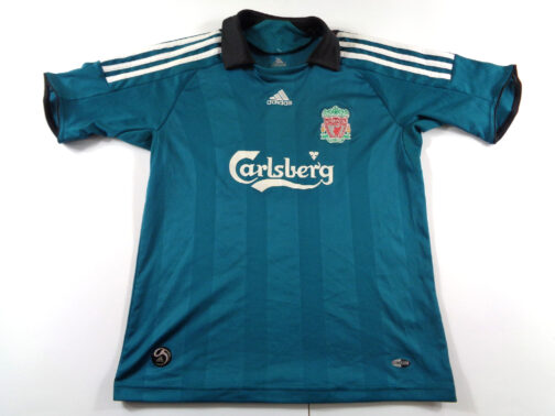 2008/09 LIVERPOOL Third 3Kit Shirt XS Extra Small Green Adidas