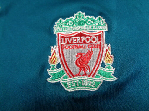 2008/09 LIVERPOOL Third 3Kit Shirt XS Extra Small Green Adidas - Image 3
