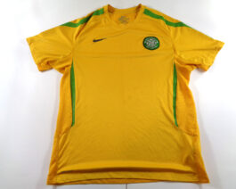 CELTIC GLASGOW 2011/12 Training Football Shirt L Large Yellow Nike