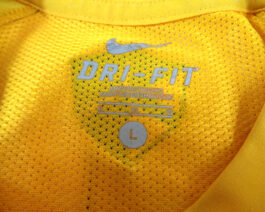 CELTIC GLASGOW 2011/12 Training Football Shirt L Large Yellow Nike