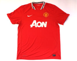 2011/12 MANCHESTER UNITED Home Shirt XL Extra Large Red Nike