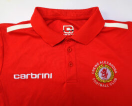 2012/13 CREWE ALEXANDRA Training Polo Football Shirt S Small Red Carbini