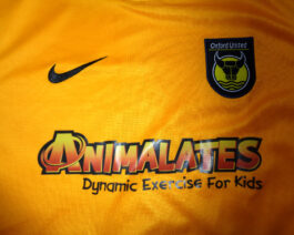 2013/14 OXFORD UNITED Home Football Shirt LB Large Boys Yellow Nike