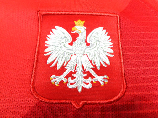 2018/19 POLAND Away Football Shirt XLB Extra Large Boys Red Nike - Image 2