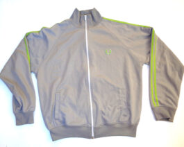 FRED PERRY Tracksuit Vintage Track Jacket Casual Classic Grey Size M Medium