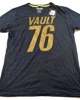 FALLOUT 76 Vault 76 T-Shirt Casual Classic Grey Size XXL 2XL Bethesda BNWT