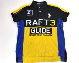 RALPH LAUREN Polo Shirt Casual Classic Raft Guide 3 Wildwater Slalom S Small