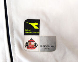 2004/05 SUNDERLAND Away Football Shirt M Medium White Diadora