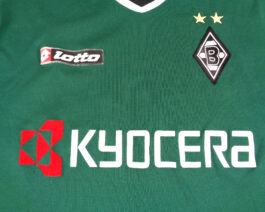 2005/06 BORUSSIA MONCHENGLADBACH Football Away Shirt L Large Green Lotto