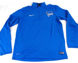 2012/13 HERTHA BERLIN Football Training Blouse L/S Shirt L Large Blue Nike