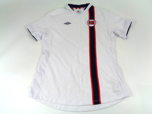 2012/13 NORWAY Away Women Football Shirt Jersey L Large White Umbro