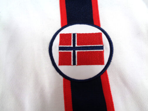 2012/13 NORWAY Away Women Football Shirt Jersey L Large White Umbro - Image 3