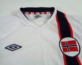 2012/13 NORWAY Away Women Football Shirt M Medium White Umbro