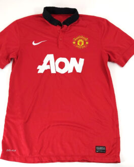 2013/14 MANCHESTER UNITED Home Football Shirt M Medium Red Nike