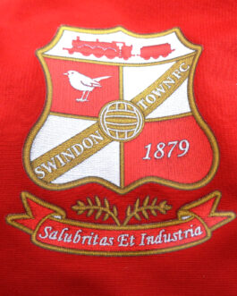 2013/14 SWINDON TOWN Training Track Top Football Shirt M Medium Red Adidas