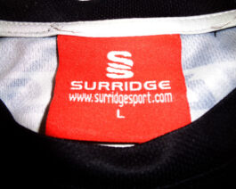 2014/16 MANSFIELD TOWN Away Football Shirt L Large Black Surridge