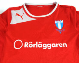 2014 MALMO FF Football Third 3Kit Shirt XS Extra Small Red Puma #25 Robin OLSEN