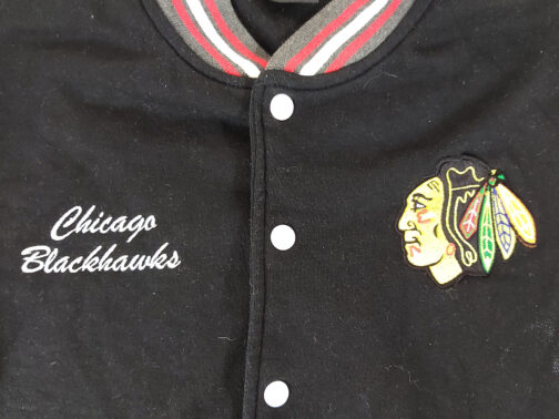 CHICAGO BLACKHAWKS Majestic Hockey NHL Blouse Sweatshirt L Large - Image 2