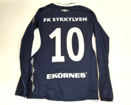 FK SYKKYLVEN Home L/S Football Shirt XS Extra Small Navy Blue Umbro Norway #10