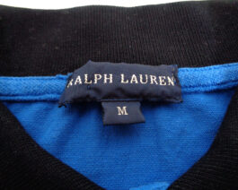 RALPH LAUREN Polo SWEDEN Shirt Casual Vintage Classic Blue M Medium