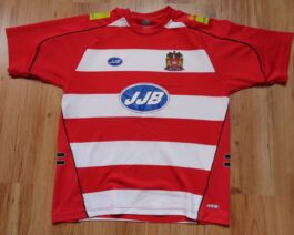 WIGAN WARRIORIS Rugby Union Vintage Shirt Jersey L Large JJB