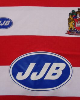 WIGAN WARRIORIS Rugby Union Vintage Shirt Jersey L Large JJB