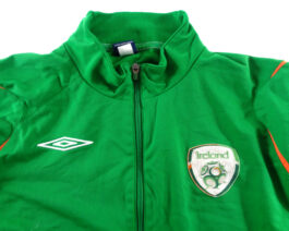 2006/08 IRELAND Training Track Top Football Shirt L Large Umbro