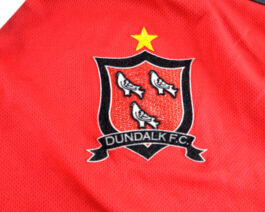 2016/17 DUNDALK FC Training Polo Shirt L Large Red Ireland