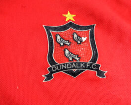 2016/17 DUNDALK FC Training Polo Shirt M Medium Red Ireland