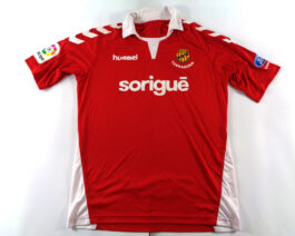 2018/19 GIMNASTIC DE TARRAGONA Football Home Shirt L Large Red Hummel