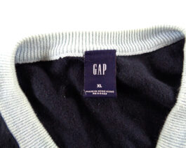 GAP Sweater Cardigan Casual Classic Dark Navy Blue XL Extra Large