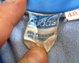ADIDAS 90s Retro Vintage Track Top Casual Classic Blue S Small