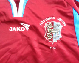 HASTINGS UNITED FC Home Shirt XL Extra Large Red Jako