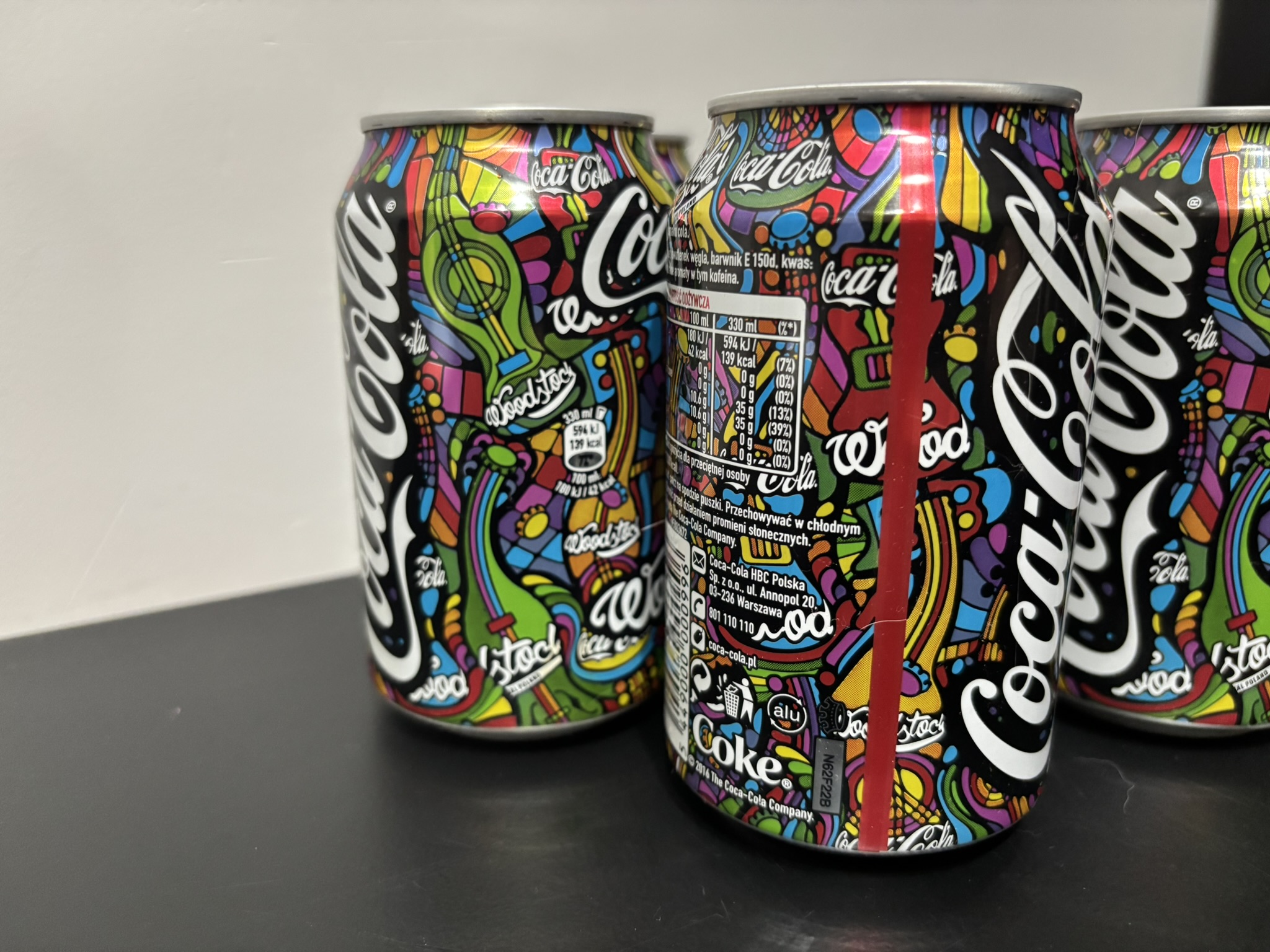 Coca-Cola Woodstock Festival Poland 2016 Collectible Can 330ml - Image 4
