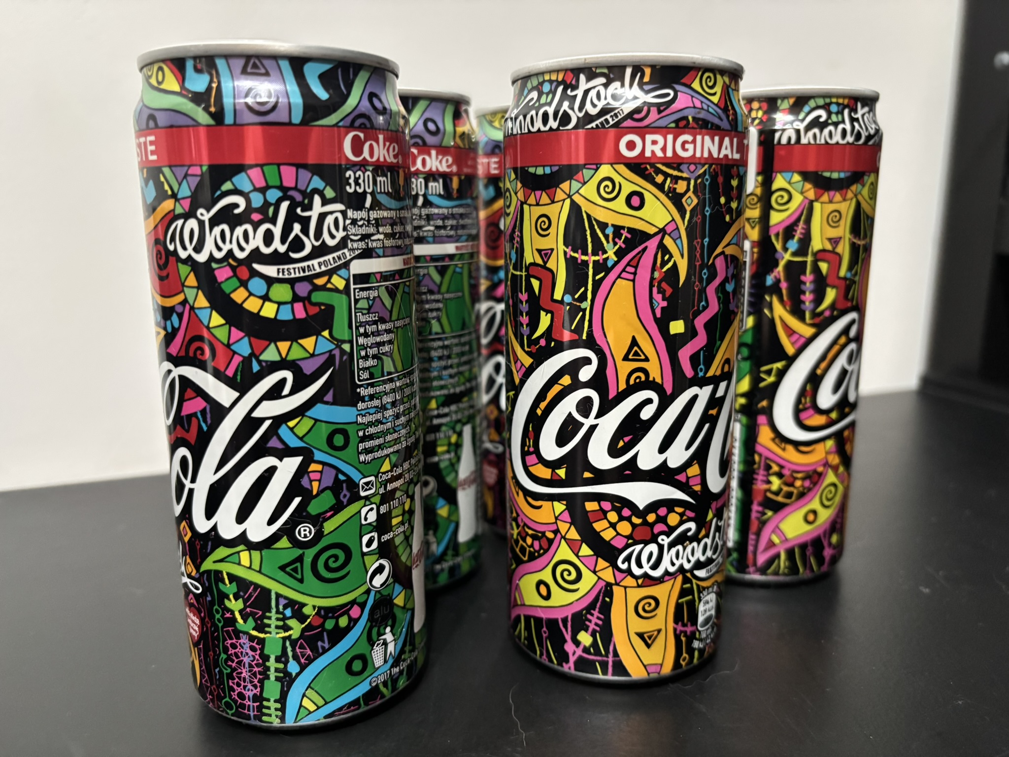 Coca-Cola Woodstock Festival Poland 2017 Collectible Can 330ml - Image 3