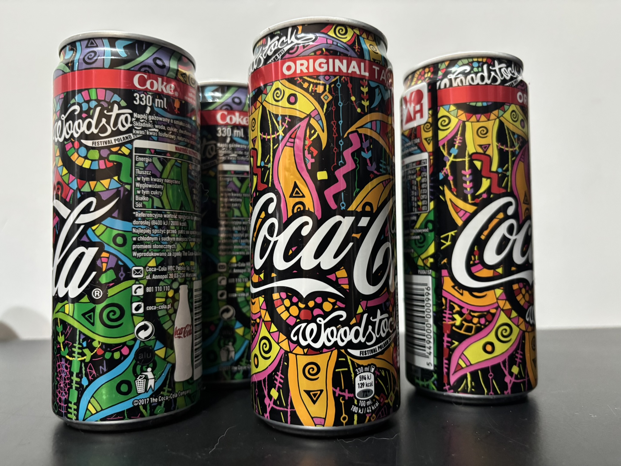 Coca-Cola Woodstock Festival Poland 2017 Collectible Can 330ml - Image 4